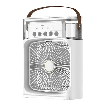 Ventilator 3 in 1, răcitor aer cu iluminare LED și pulverizare