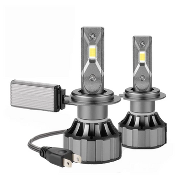 Set 2 Bec LED H7 V20 12000LM Canbus, Alb rece, 120W