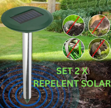 Set 2 Dispozitive solare repelent  anti-insecte, rozatoare, animale salbatice