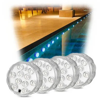 Set 4 X Lămpi LED impermeabile cu telecomandă