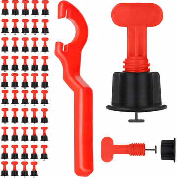 Sistem pentru spatiat gresia, dinstantiere faianta si cheie strangere