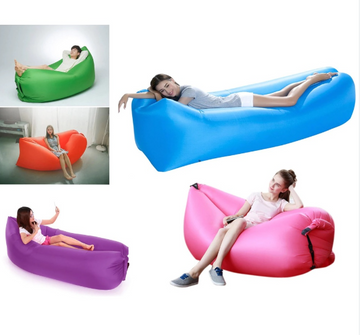 Set 3 x Saltea gonflabila Lazy Bag ,umflare cu aer, pentru camping sau plaja