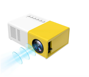 Video proiector LED 1080P FULL HD, display TRUE COLOR, suport card