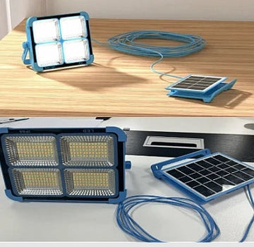 Proiector Solar Portabil 200W Cu 288 LED uri
