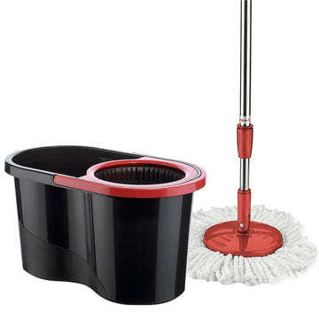 Set galeata cu mop rotativ 14 L , stoarcere automata, microfibra