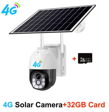 Camera 8MP Cu SIM CARD si panou solar 4G + Card Micro SD 32 GB
