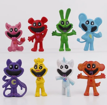 Set 8 Figurine CatNap Smiling Critters, 10 cm