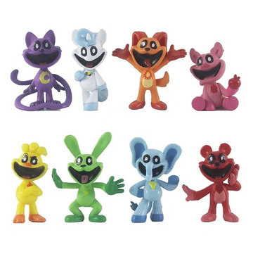 Set 8 Figurine CatNap Smiling Critters, 10 cm