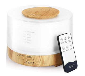 Umidificator difuzor de aroma uleiuri esentiale cu functii muzicale si luminoase