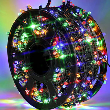 Rola 100 Metri instalație Crăciun multicolor, interior/exterior