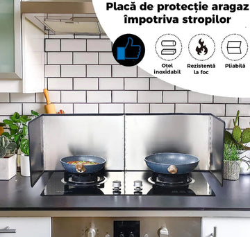 Placa pliabila de protectie aragaz 133x30cm